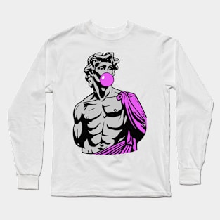 David Bubble Gum - Michelangelo Long Sleeve T-Shirt